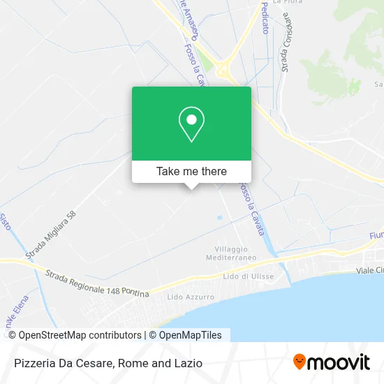 Pizzeria Da Cesare map