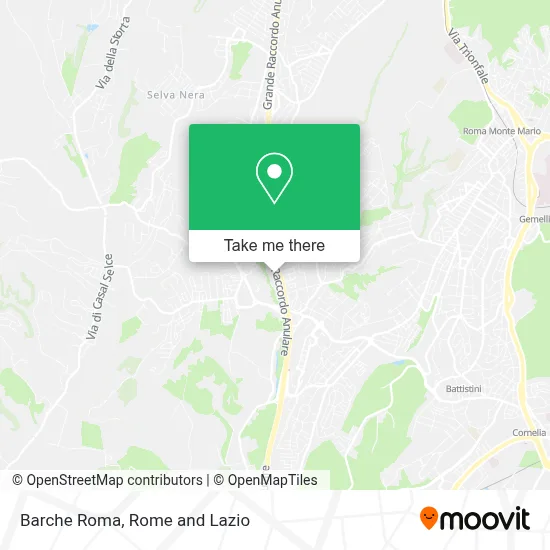 Barche Roma map