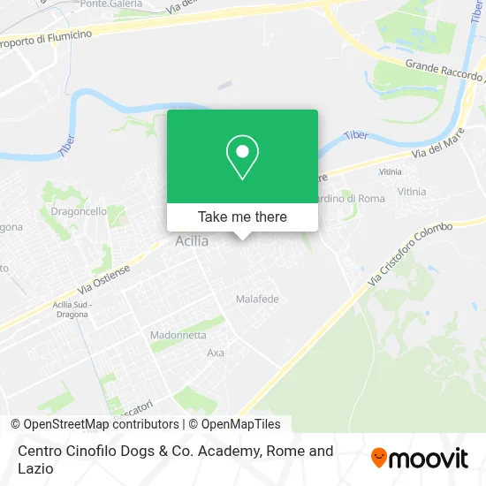 Centro Cinofilo Dogs & Co. Academy map