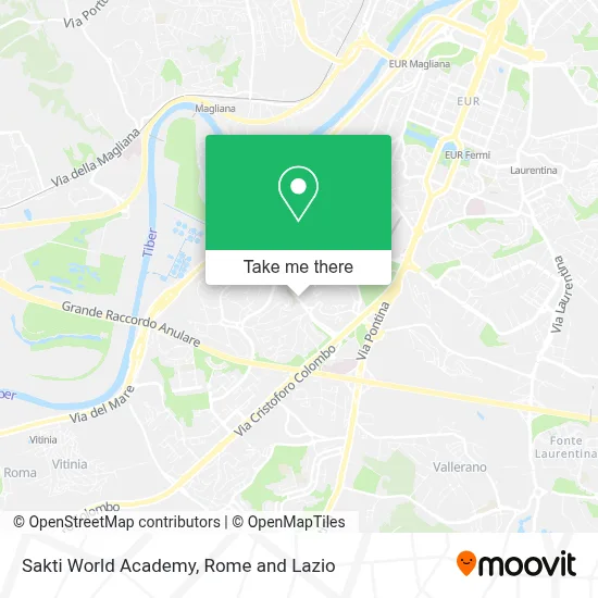 Sakti World Academy map