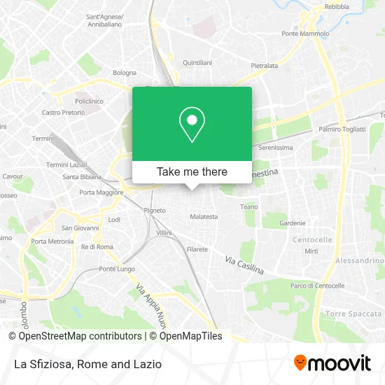 La Sfiziosa map
