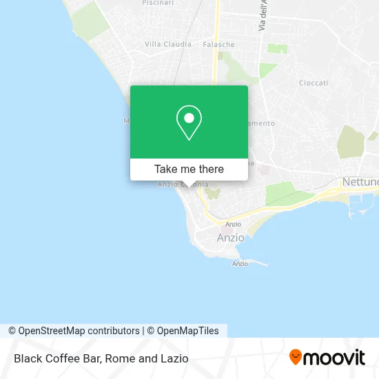 Black Coffee Bar map