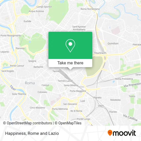 Happiness map