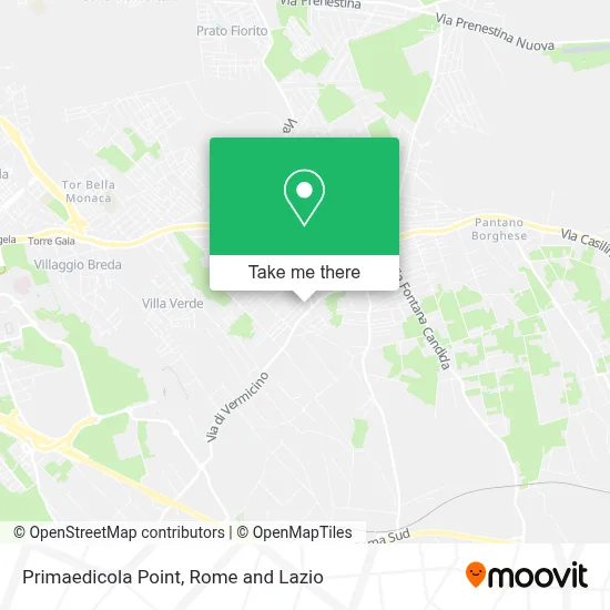 Primaedicola Point map