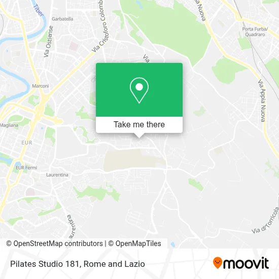 Pilates Studio 181 map