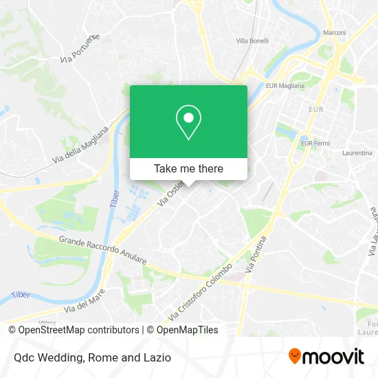 Qdc Wedding map