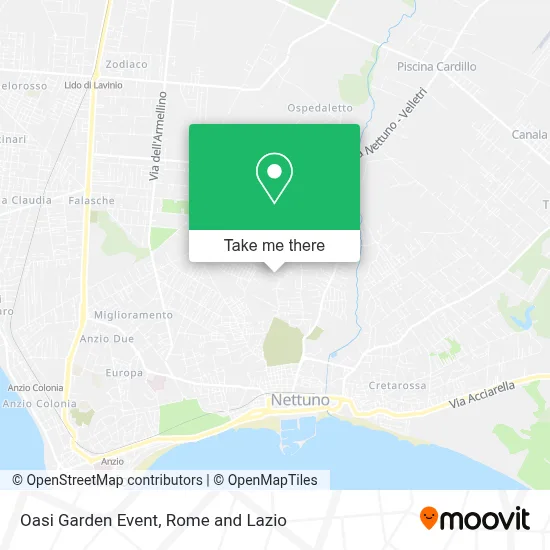 Oasi Garden Event map