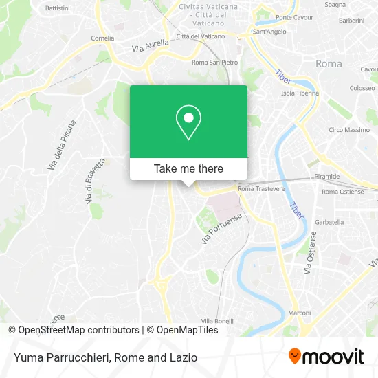 Yuma Parrucchieri map