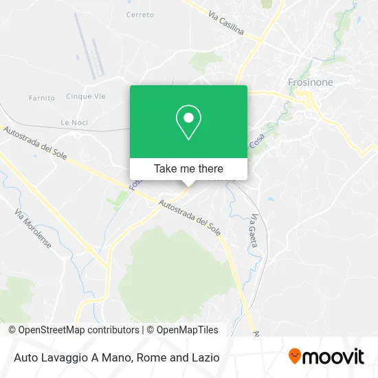 Auto Lavaggio A Mano map