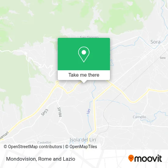 Mondovision map