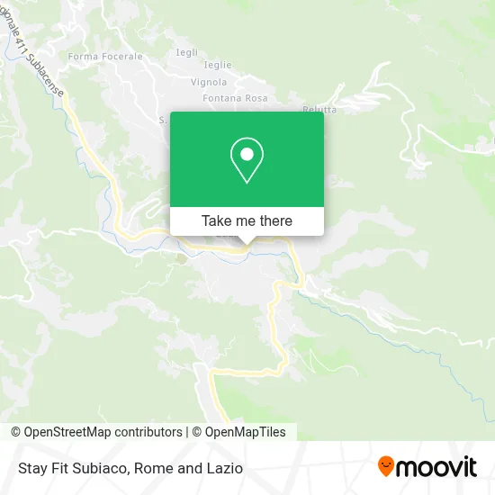 Stay Fit Subiaco map