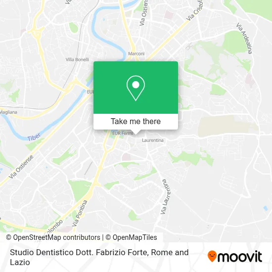 Studio Dentistico Dott. Fabrizio Forte map