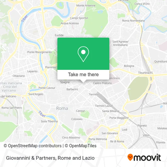 Giovannini & Partners map