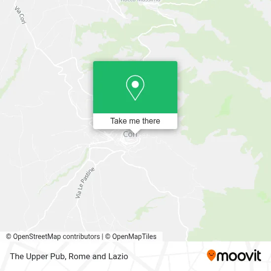 The Upper Pub map