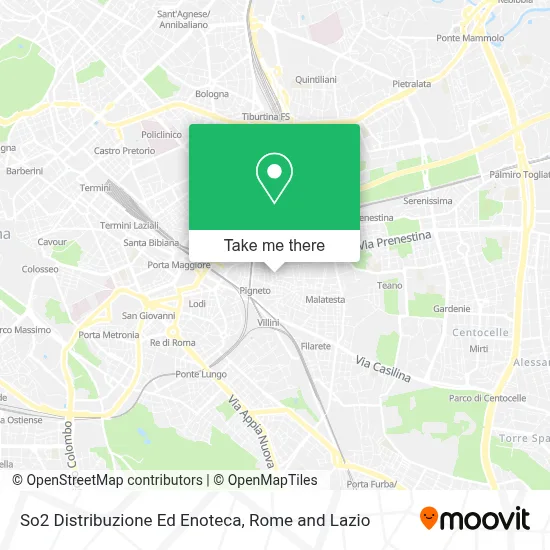 So2 Distribuzione Ed Enoteca map