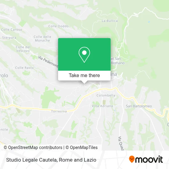 Studio Legale Cautela map
