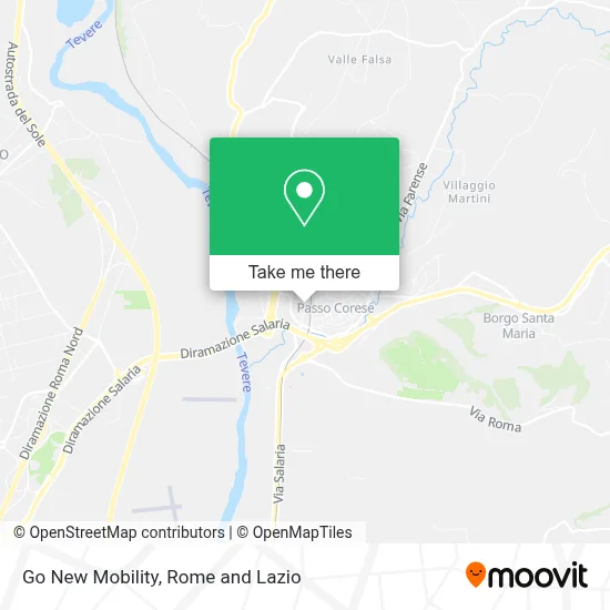 Go New Mobility map