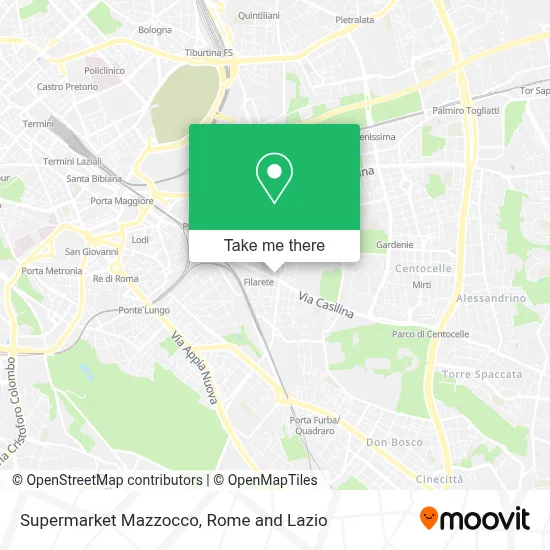 Supermarket Mazzocco map