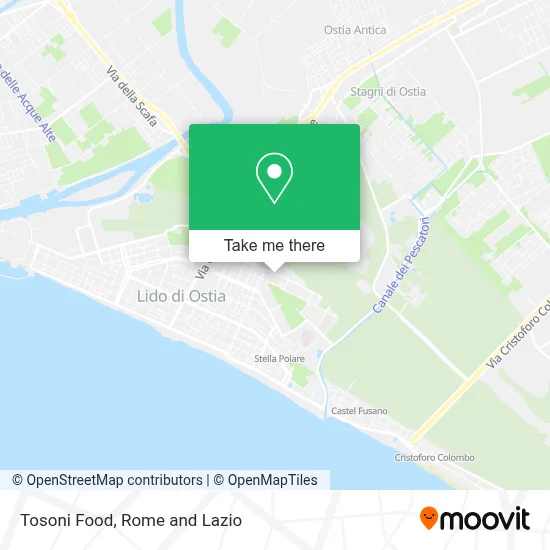 Tosoni Food map