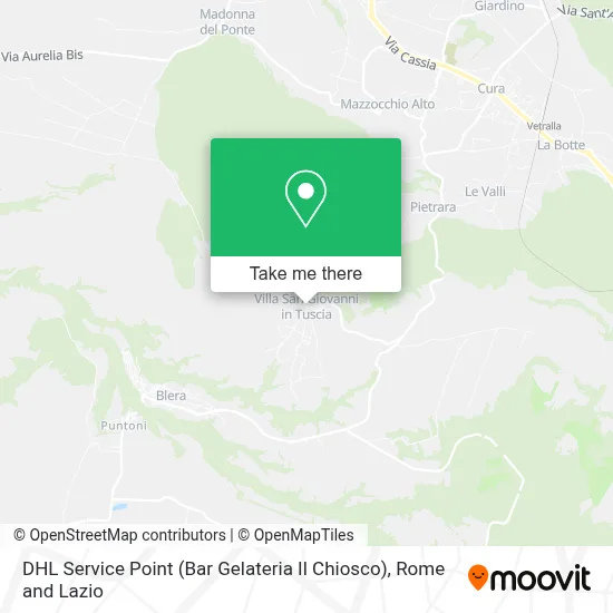 DHL Service Point (Bar Gelateria Il Chiosco) map