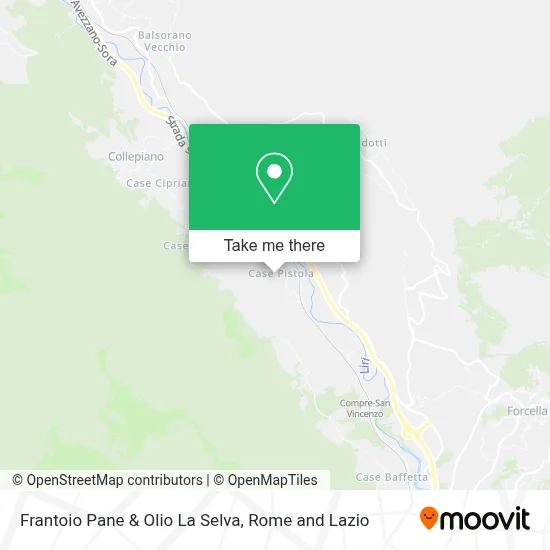 Frantoio Pane & Olio La Selva map