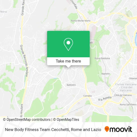 New Body Fitness Team Cecchetti map