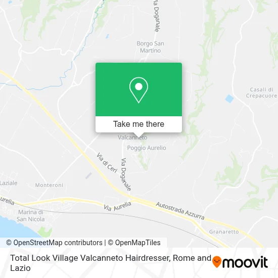 Total Look Village Valcanneto Hairdresser map