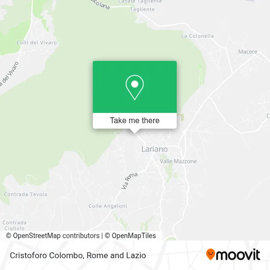 Cristoforo Colombo map