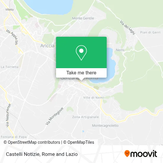 Castelli Notizie map