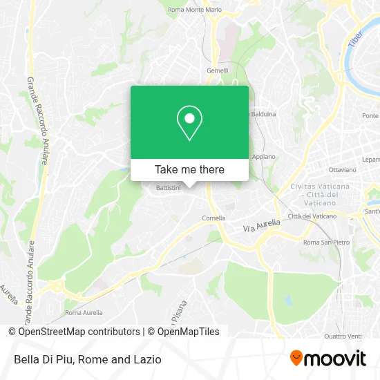 Bella Di Piu map