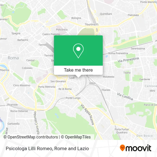 Psicologa Lilli Romeo map