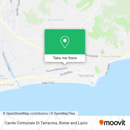 Canile Comunale Di Terracina map