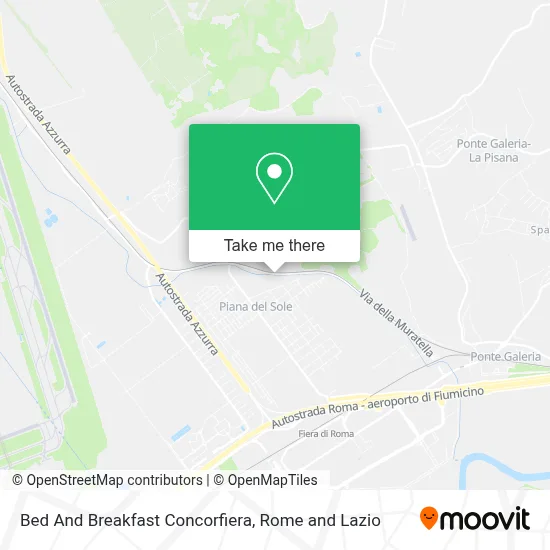 Bed And Breakfast Concorfiera map