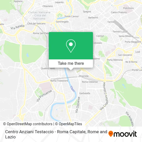 Centro Anziani Testaccio - Roma Capitale map