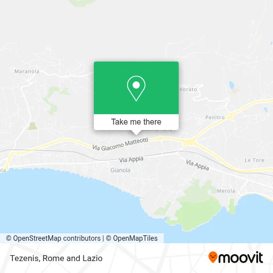 Tezenis map