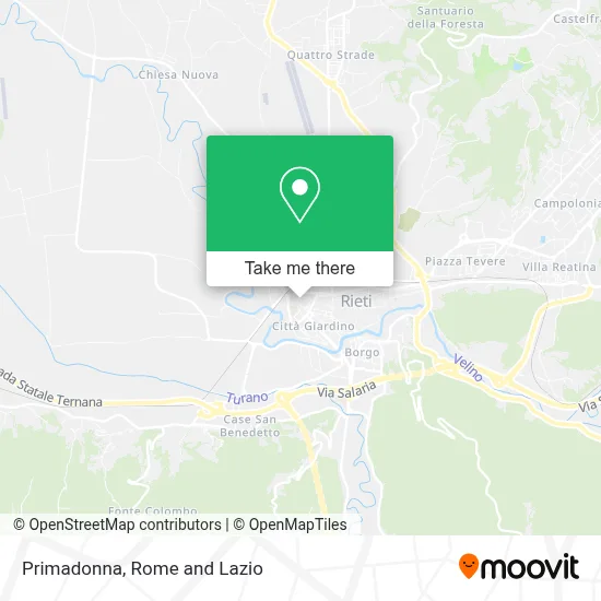 Primadonna map