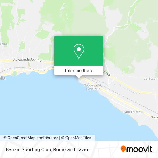 Banzai Sporting Club map