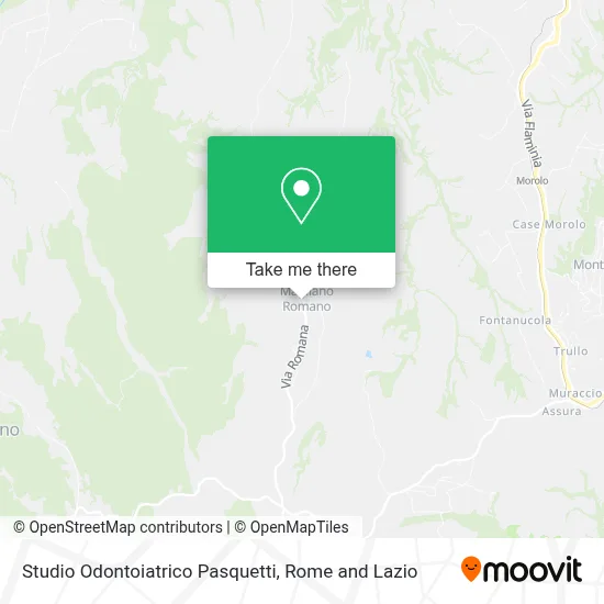 Studio Odontoiatrico Pasquetti map