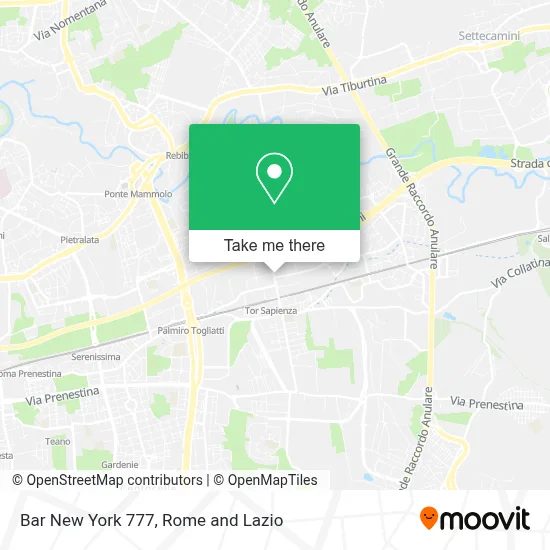 Bar New York 777 map