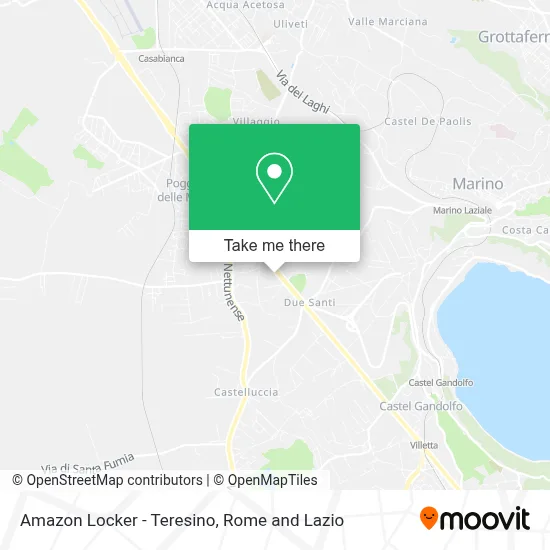 Amazon Locker - Teresino map
