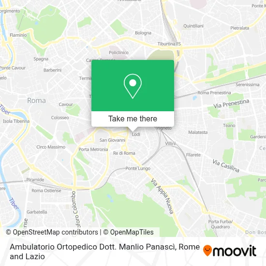 Ambulatorio Ortopedico Dott. Manlio Panascì map