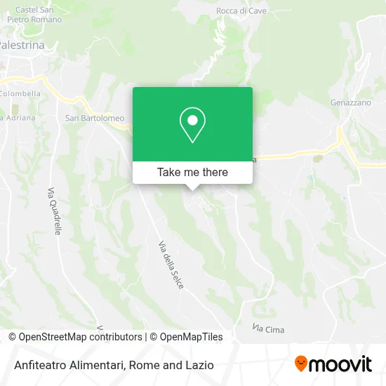 Anfiteatro Alimentari map