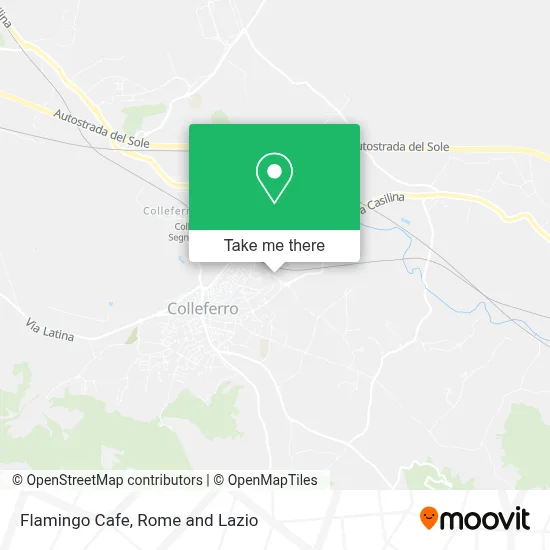 Flamingo Cafe map