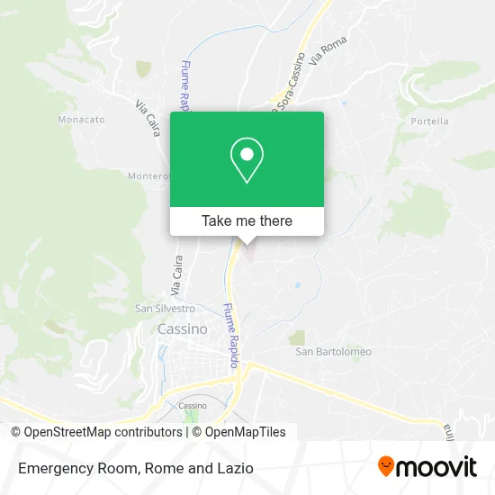 Emergency Room map