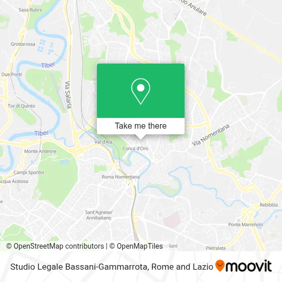 Studio Legale Bassani-Gammarrota map