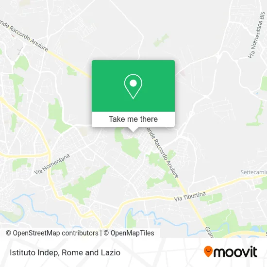 Istituto Indep map