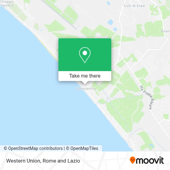 Western Union map