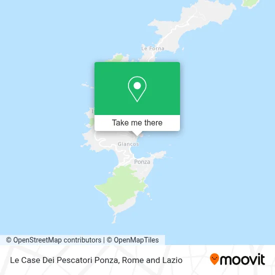 Le Case Dei Pescatori Ponza map