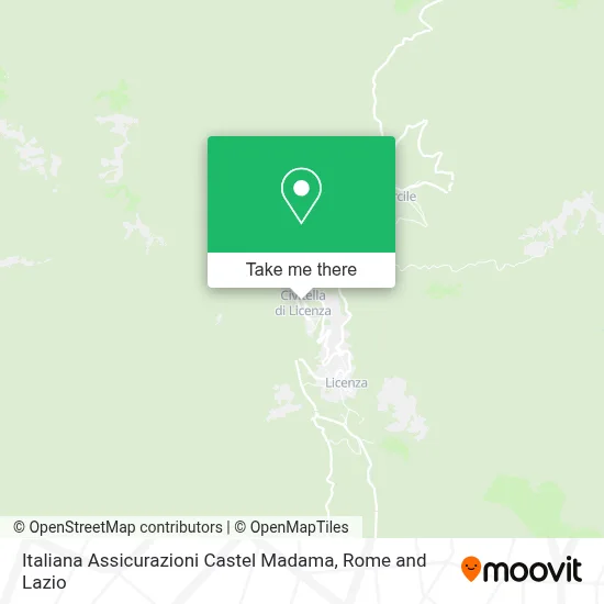 Italiana Assicurazioni Castel Madama map