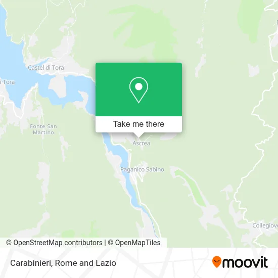 Carabinieri map